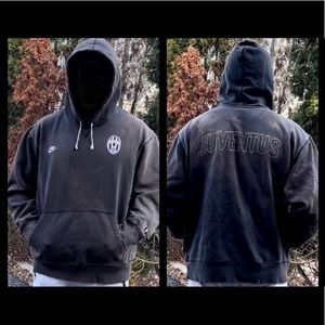 Juventus Nike Hoodie Vintage Faded